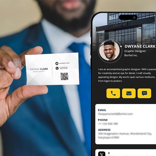 V-card QR Code