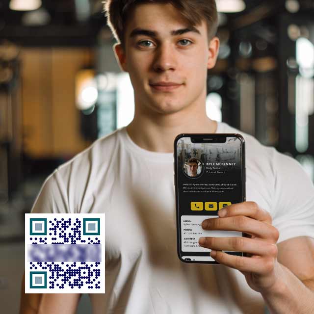 V-card QR Code